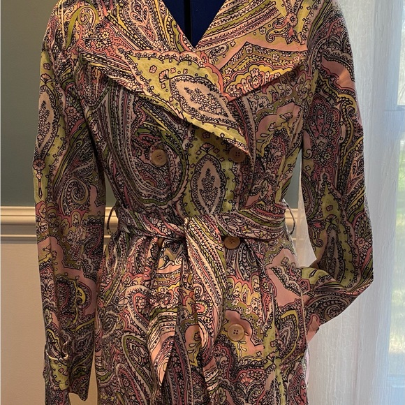Zara Paisley coat size large - Picture 1 of 5